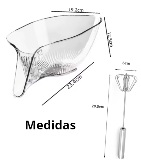 Set-Escurridor+ Batidor manual