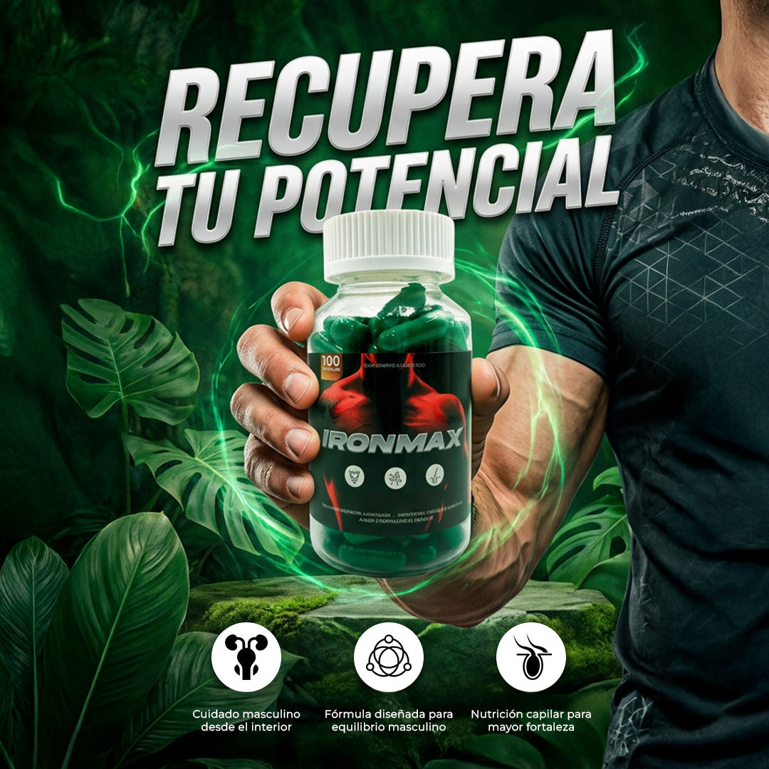 "IRON-MAX" POTENCIA MASCULINA💪