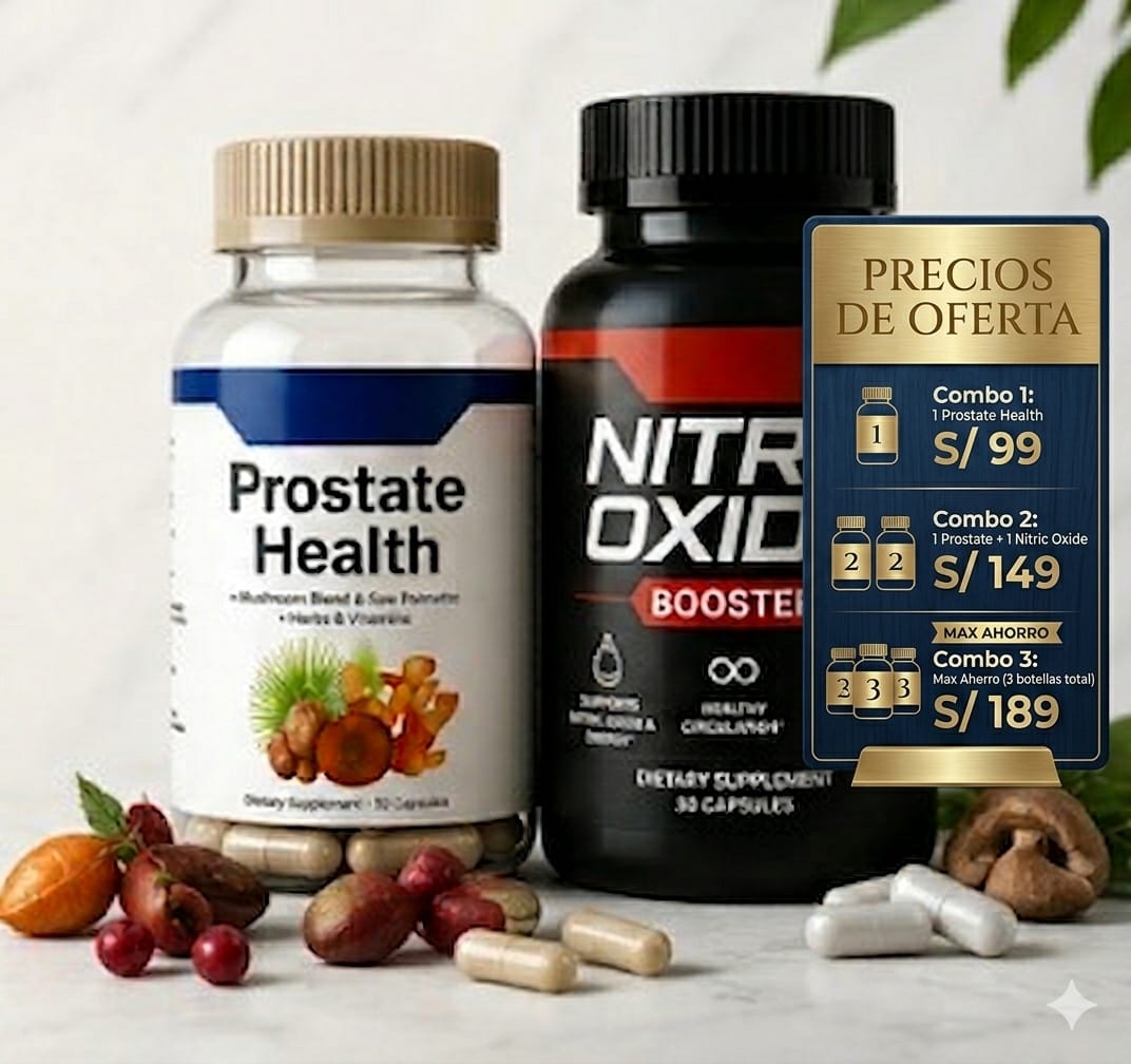 COMBO MASCULINO-PROSTATE HEALTH+NITRIC OXIDE